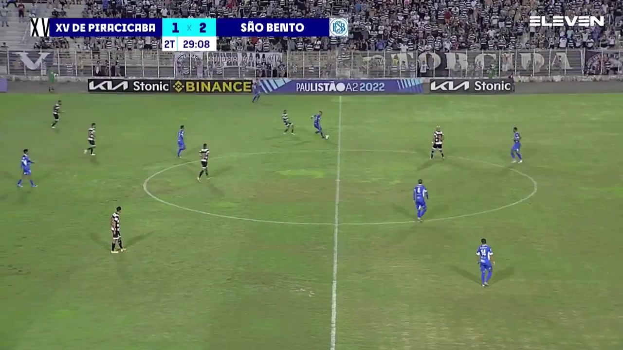 BRA SPB XV de Piracicaba Vs Sao Bento Lucas Lima Goal in 75 min, Score 1:3