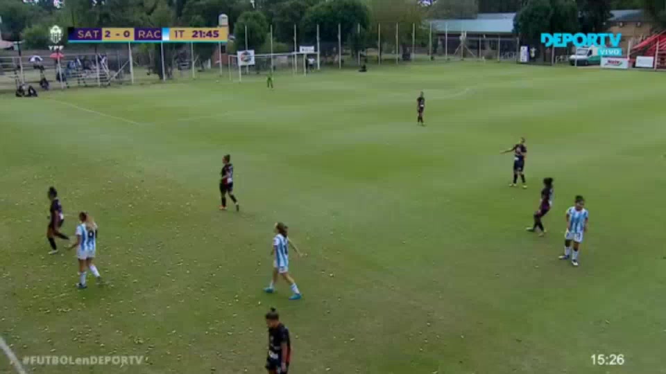  AR D1(W) Social Atletico Television (w) Vs Racing Club (w)  Goal in 22 min, Score 2:1