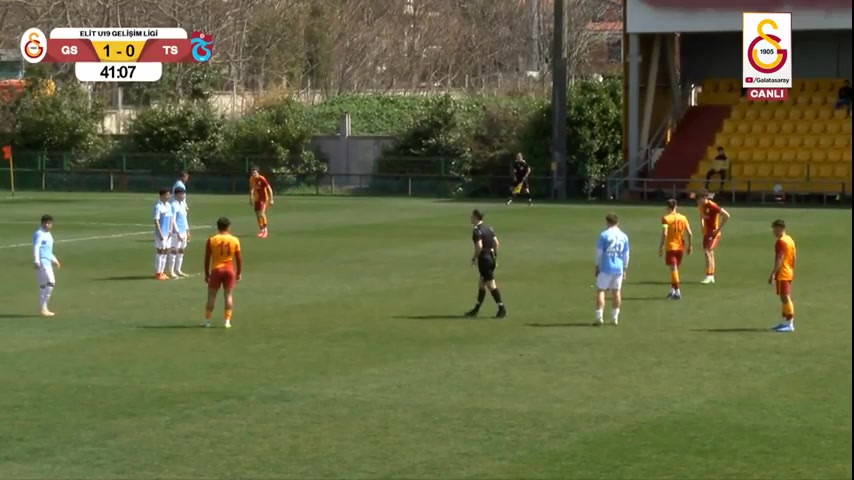 TUR U19 Galatasaray U19 Vs Trabzonspor U19  Goal in 40 min, Score 2:0