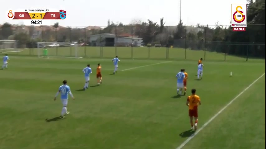 TUR U19 Galatasaray U19 Vs Trabzonspor U19  Goal in 94 min, Score 3:1