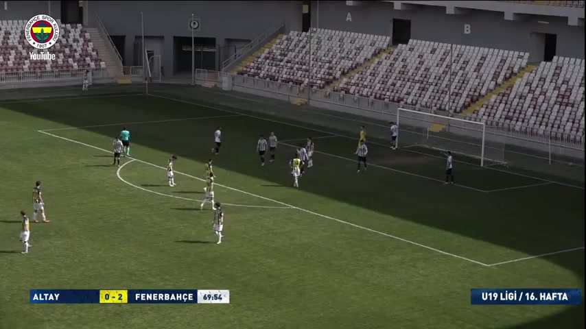 TUR U19 Altay Spor KulubuU19 Vs Fenerbahce U19  Goal in 70 min, Score 0:3