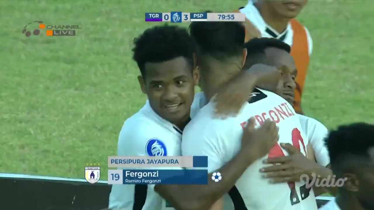 IDN ISL Persita Tangerang Vs Persipura Jayapura 78 phút Ramiro Ezequiel FergonziVào, ghi bàn 0:3