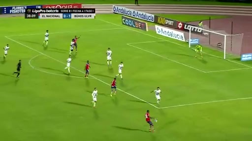 EC D2 CD El Nacional Vs Buhos ULVR Steven Gómez Goal in 38 min, Score 1:1