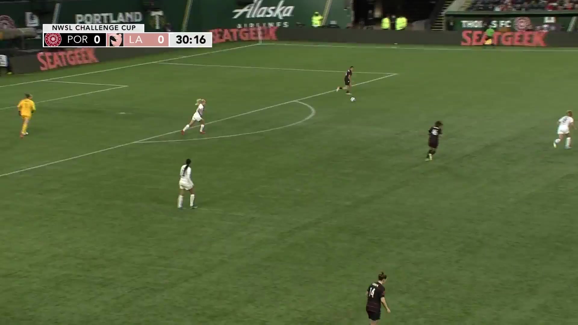 NWSLCup Portland Thorns FC (w) Vs Angel City FC (W) Smith Goal in 30 min, Score 1:0