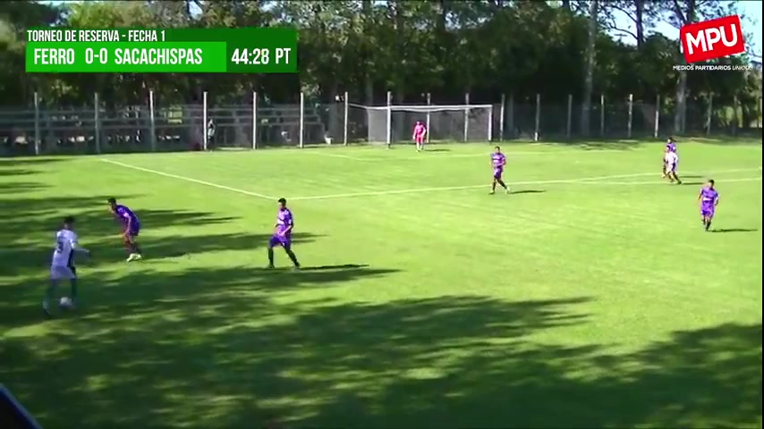 AR L（R） Ferro Carril Oeste Reserves Vs Sacachispas Reserves  Goal in 44 min, Score 1:0