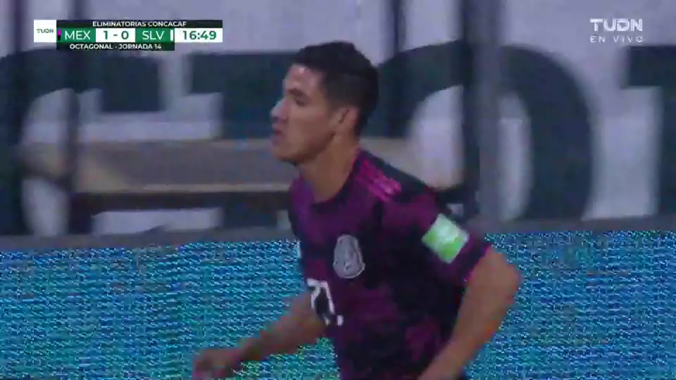 WCPCA Mexico Vs El Salvador Uriel Antuna Goal in 16 min, Score 1:0