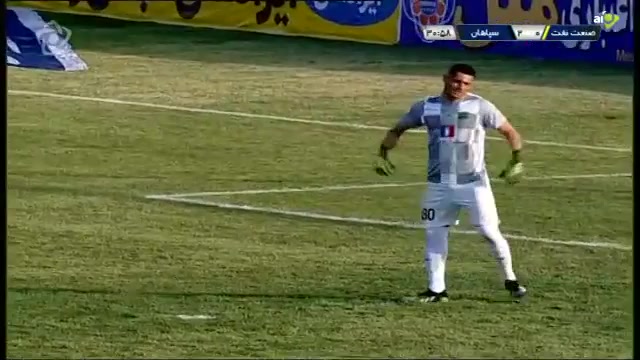 IRN PR Sanat-Naft Vs Sepahan Giorgi Gvelesiani Goal in 30 min, Score 0:2