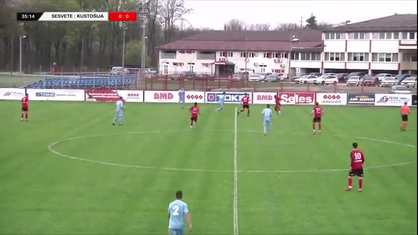 CRO D2 Radnik Sesvete Vs Kustosija Saronja Goal in 35 min, Score 0:1