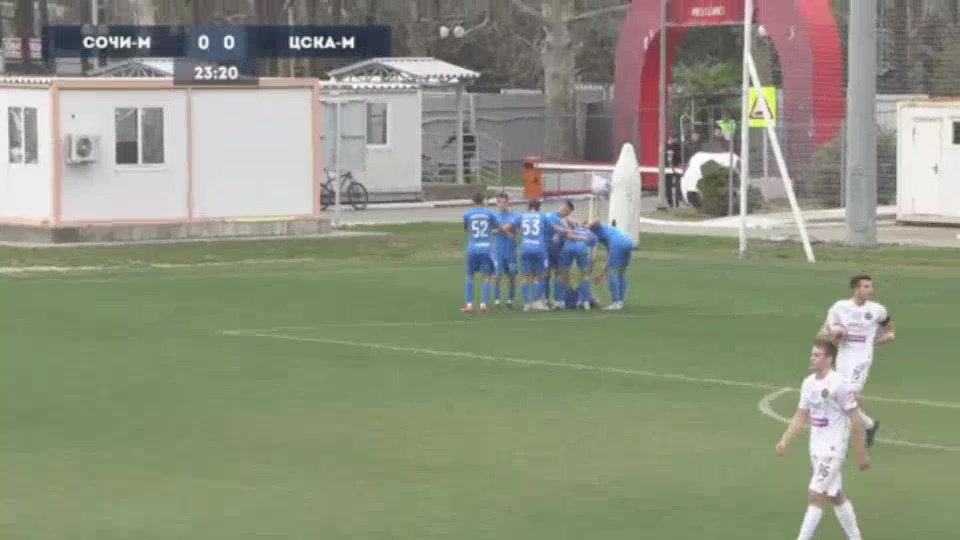 RUS YthC PFC Sochi Youth Vs CSKA Moscow  (R) 25 phút Vào, ghi bàn 1:0