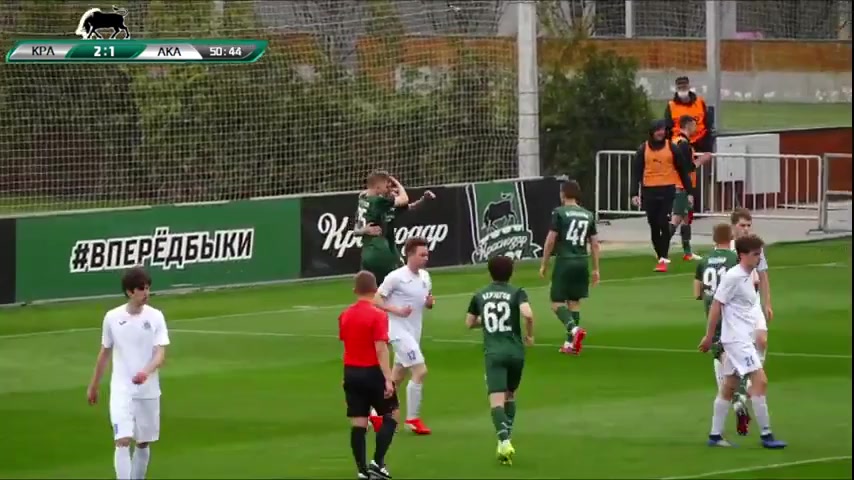 RUS YthC FK Krasnodar Youth Vs Konopliev Youth  Goal in 52 min, Score 3:1