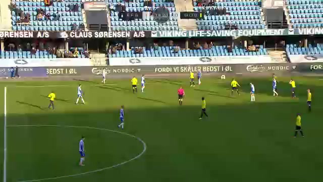 DEN D1 Esbjerg Vs Hobro 19 ทำประตู Mathias Zanka Jorgensen ประตู, ทำคะแนน 2:0