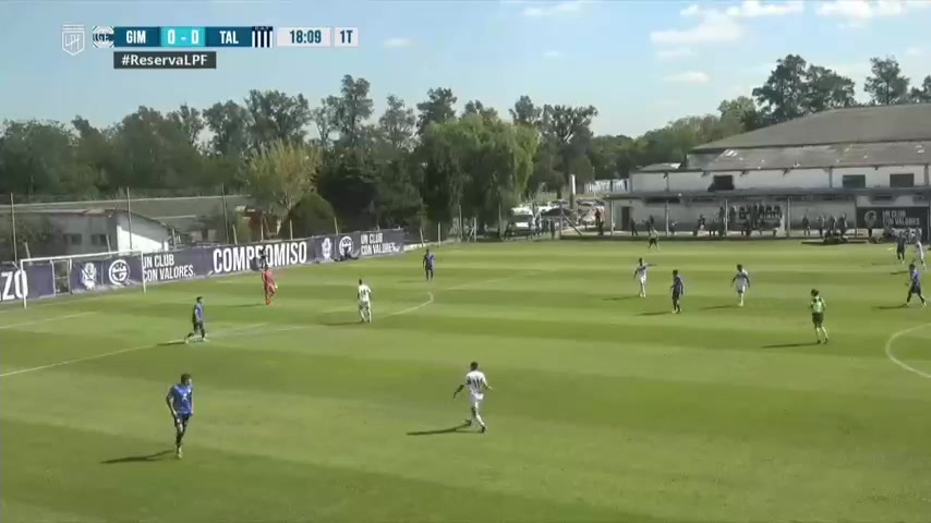 AR L（R） Gimnasia LP Reserves Vs Talleres Cordoba Reserve  Goal in 22 min, Score 0:1