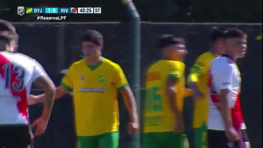 AR L（R） Defensa y Justicia Reserves Vs River Plate R  Goal in 87 min, Score 2:0