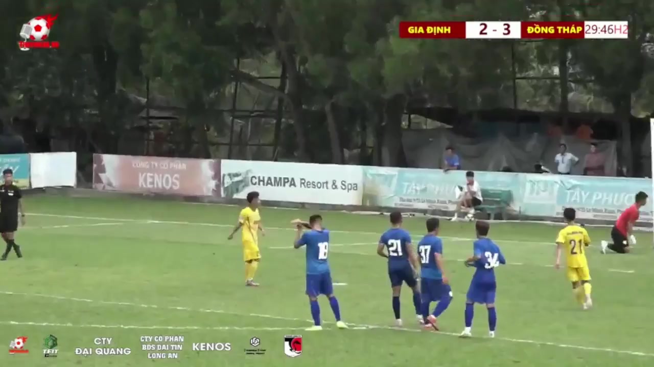 INT CF Gia Dinh Vs Dong Thap 76 phút Vào, ghi bàn 3:3