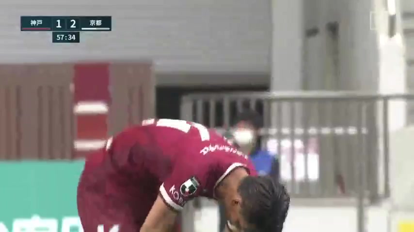 JPN D1 Vissel Kobe Vs Kyoto Sanga Takumi Miyayoshi Goal in 58 min, Score 1:2