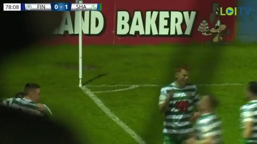 IRE PR Finn Harps Vs Shamrock Rovers Andy Lyons Goal in 79 min, Score 0:2