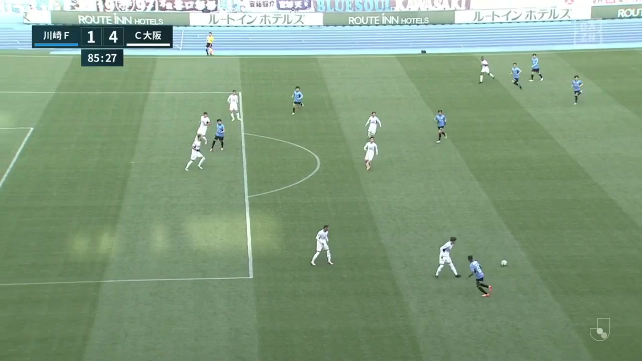 JPN D1 Kawasaki Frontale Vs Cerezo Osaka Marcio Augusto da Silva Barbosa,Marcinho Goal in 86 min, Score 1:4