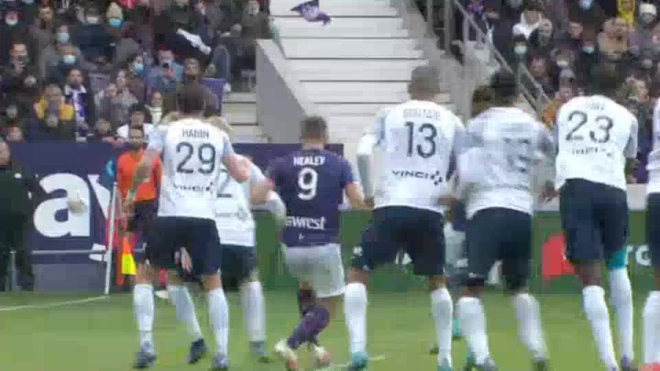 FRA D2 Toulouse Vs Paris FC Bafode Diakite Goal in 61 min, Score 1:1