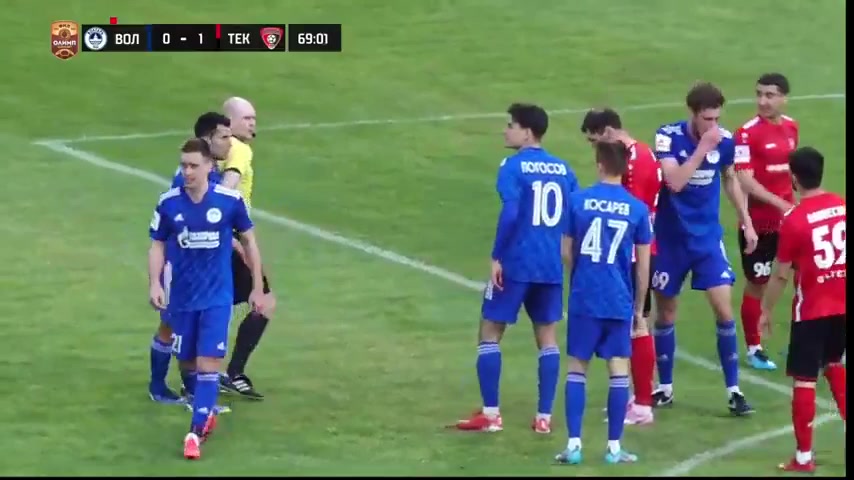 RUS D1 Volgar-Gazprom Astrachan Vs Tekstilshchik Ivanovo Artem Simonyan Goal in 70 min, Score 1:1