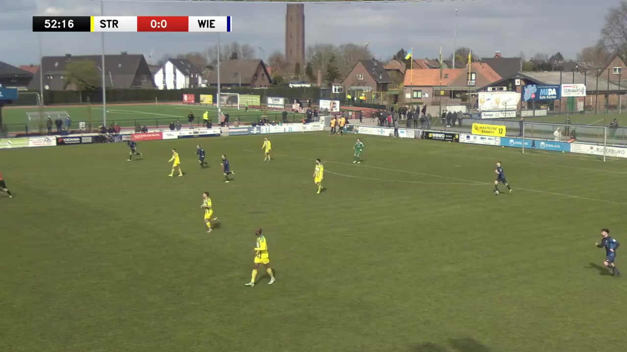 GER Reg SV Straelen Vs Wiedenbruck Fehler Goal in 54 min, Score 0:1