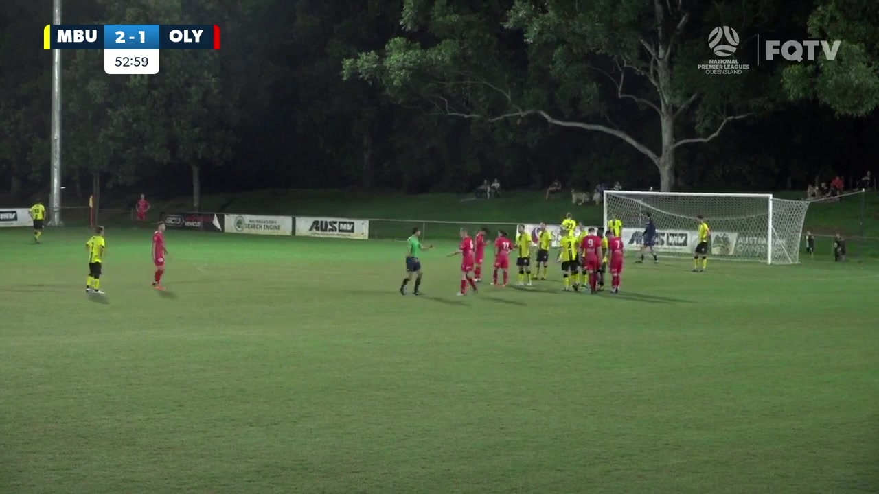 1068 Moreton Bay United Vs Brisbane Olympic United FC 55 skor gol , skor 2:2