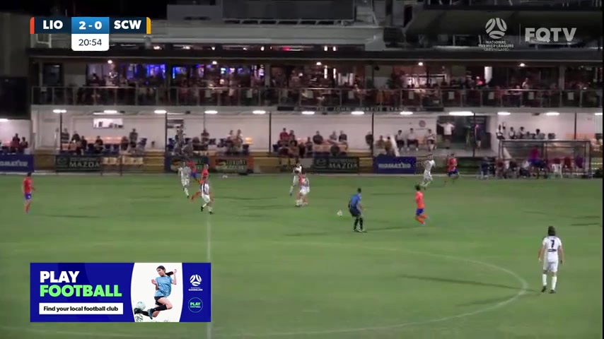 1068 Queensland Lions SC Vs Sunshine Coast Wanderers FC 21 skor gol , skor 3:0