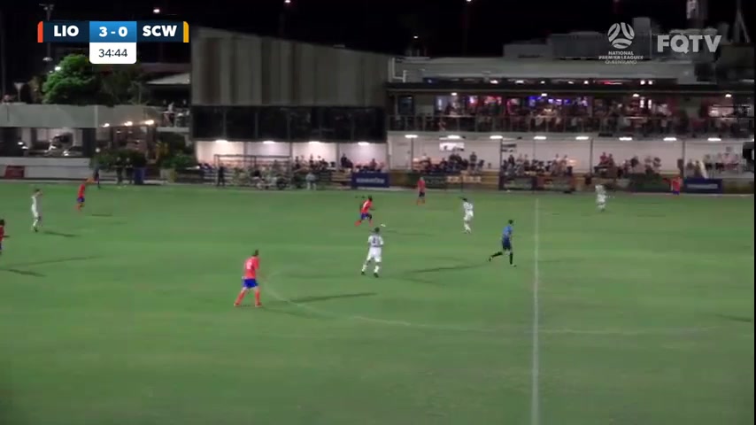 1068 Queensland Lions SC Vs Sunshine Coast Wanderers FC 35 skor gol , skor 4:0