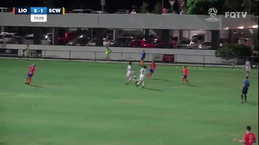 1068 Queensland Lions SC Vs Sunshine Coast Wanderers FC 72 skor gol , skor 6:1