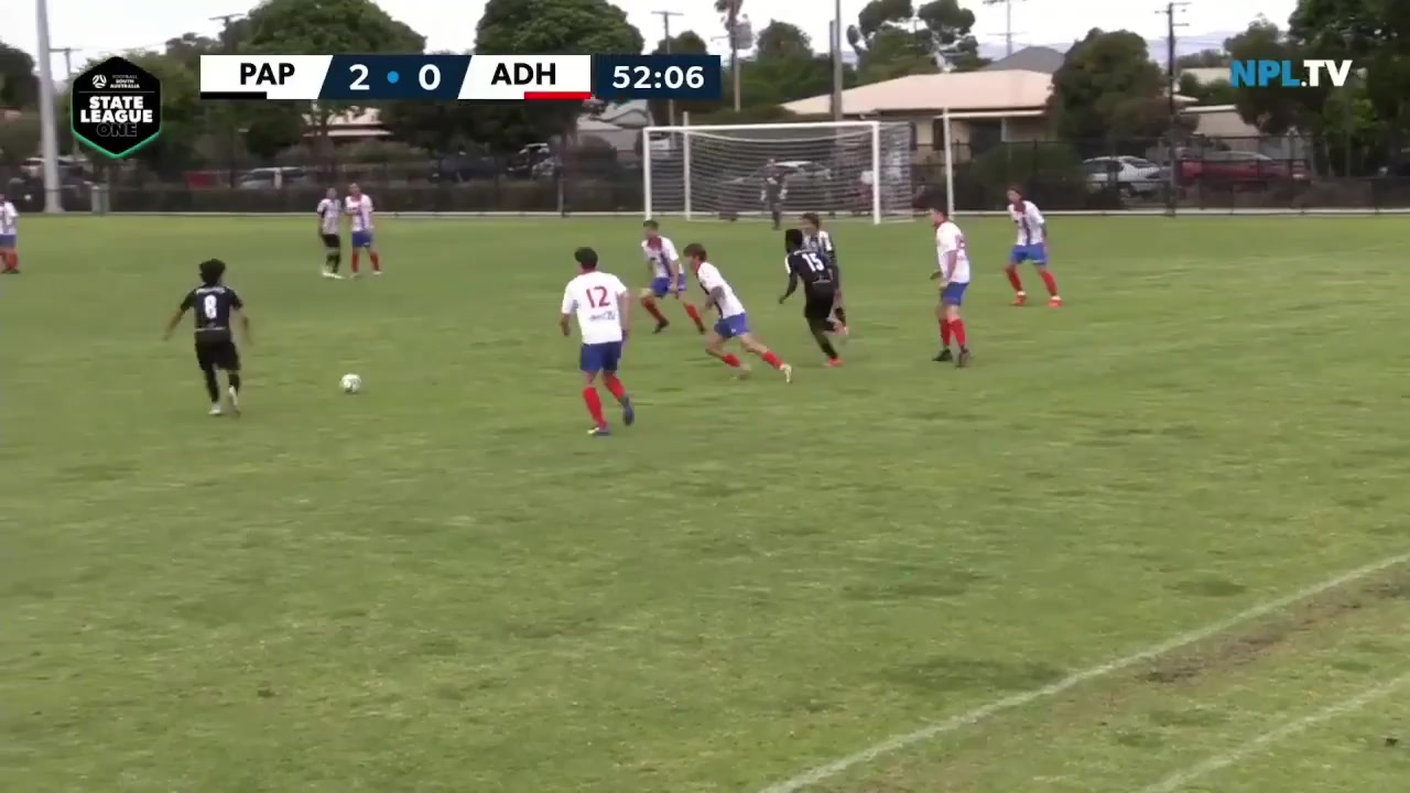 FFSA PL Poet Adelarde Pirates Vs Adelaide Hills  Goal in 54 min, Score 3:0