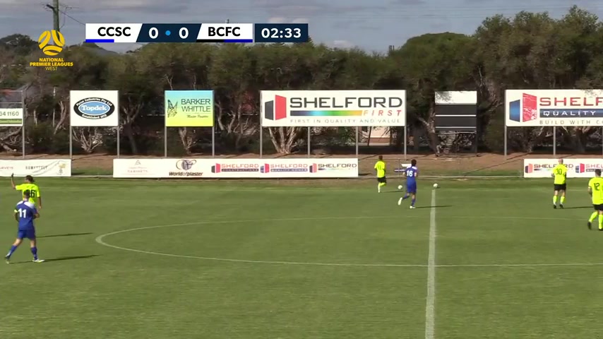 WAUS D1 Cockburn City Vs Bayswater City  Goal in 3 min, Score 0:1