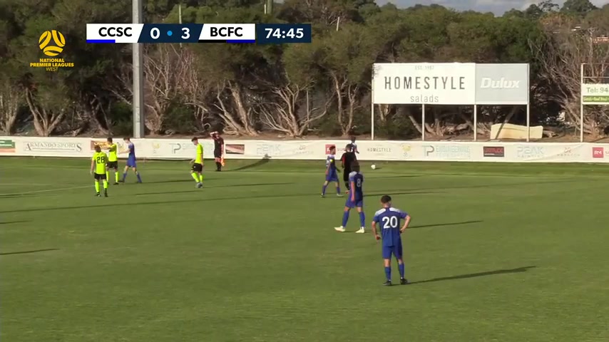 WAUS D1 Cockburn City Vs Bayswater City  Goal in 76 min, Score 1:3