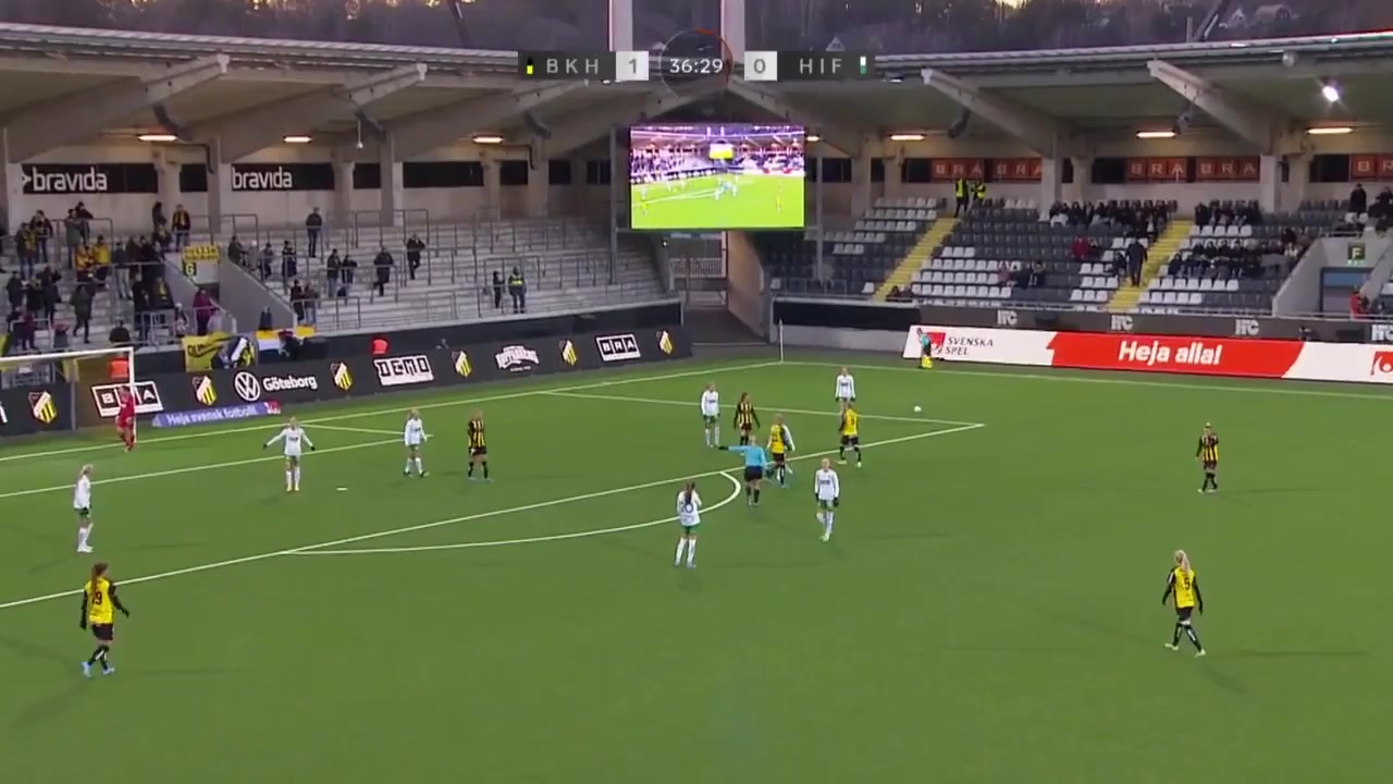 SWE WD1 BK Hacken (W) Vs Hammarby (w) 37 phút Vào, ghi bàn 2:0