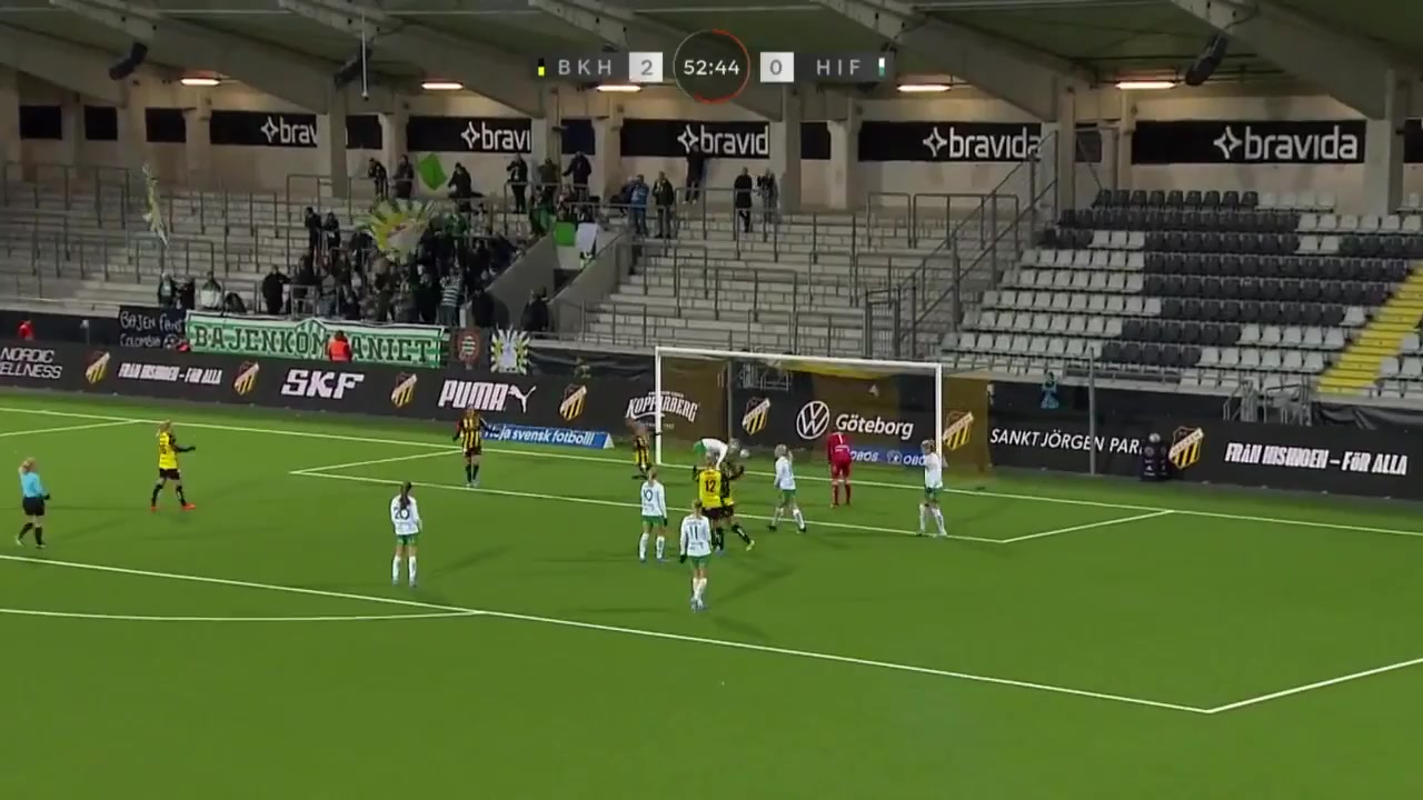 SWE WD1 BK Hacken (W) Vs Hammarby (w) 54 phút Vào, ghi bàn 3:0