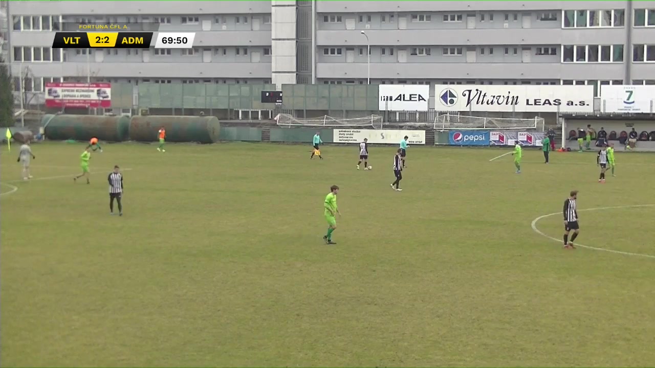 CZE CFL Loko Vltavin Vs Admira Praha 70 phút Vào, ghi bàn 2:3