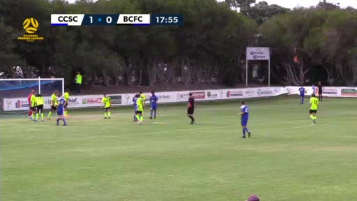 WAUS U20 Cockburn City U20 Vs Bayswater U20  Goal in 18 min, Score 2:0