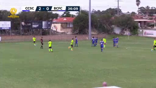 WAUS U20 Cockburn City U20 Vs Bayswater U20  Goal in 36 min, Score 2:1