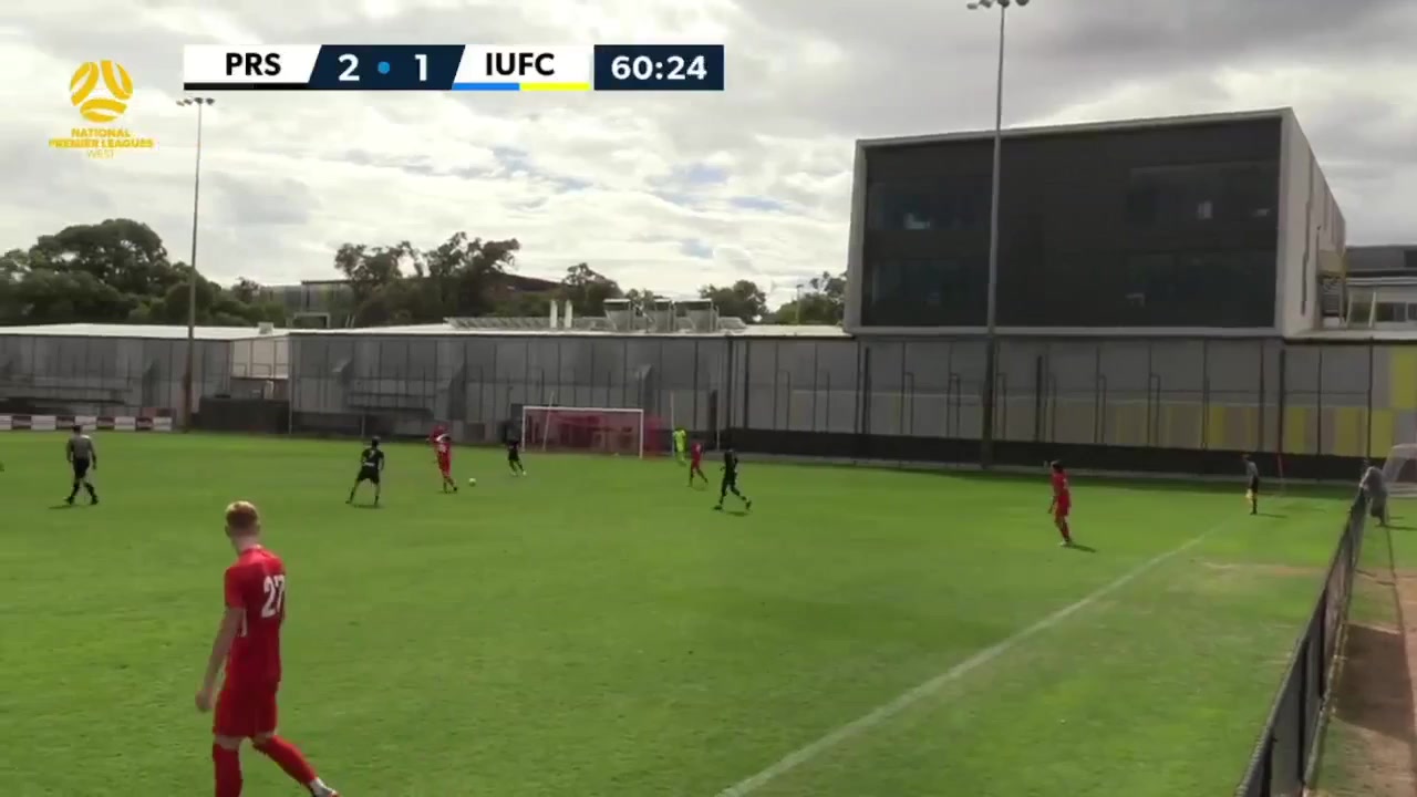 WAUS U20 Perth RedStar FC U20 Vs Inglewood United U20  Goal in 61 min, Score 3:1