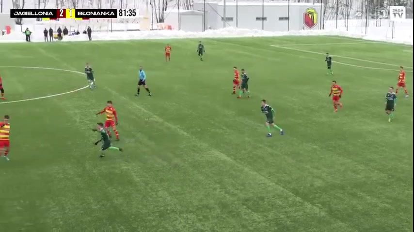 IV liga Jagiellonia Bialystok II Vs Blonianka Blonie  Goal in 83 min, Score 3:1