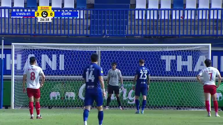 1048 Raj Pracha FC Vs Sukhothai 27 skor gol , skor 0:1