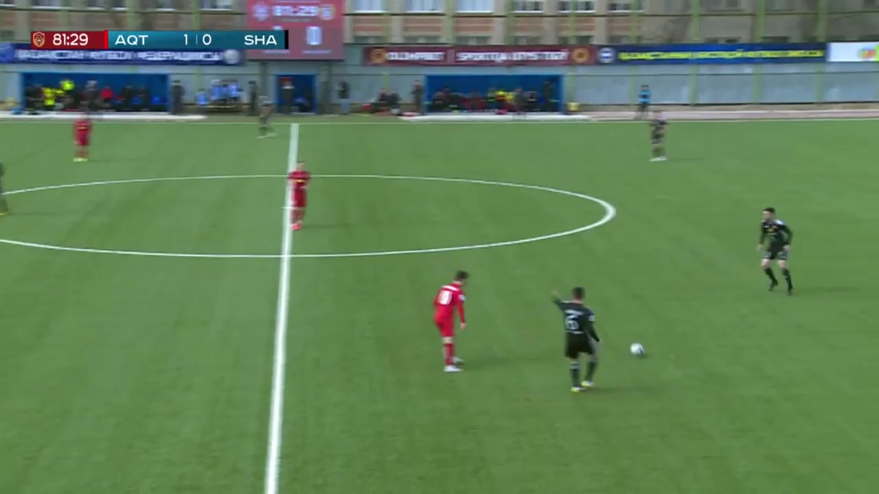 KAZ PR FK Aktobe Lento Vs FC Shakhtyor Karagandy Timur Dosmagambetov Goal in 82 min, Score 1:1