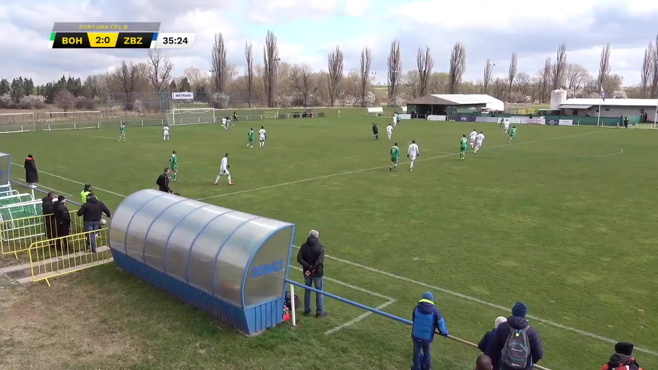 CZE CFL Bohemians1905 B Vs FK Zbuzany 1953 35 phút Vào, ghi bàn 3:0