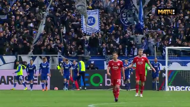 GER D2 Karlsruher SC Vs Fortuna Dusseldorf Philipp Hofmann Goal in 82 min, Score 2:2