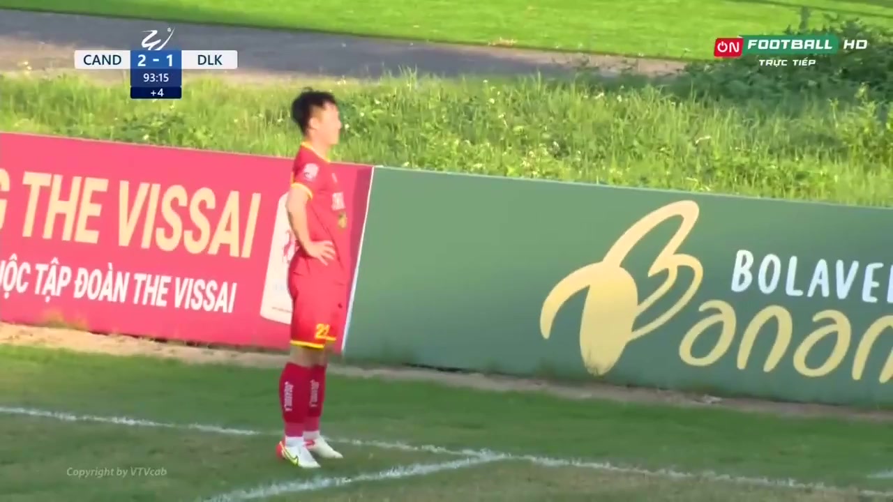 V.League 2 Cong An Nhan Dan Vs Dak Lak  Goal in 93 min, Score 3:1