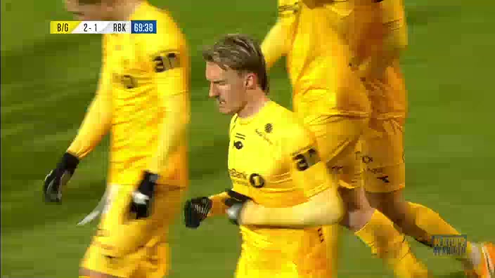NOR D1 Bodo Glimt Vs Rosenborg 69 phút Runar EspejordVào, ghi bàn 2:1