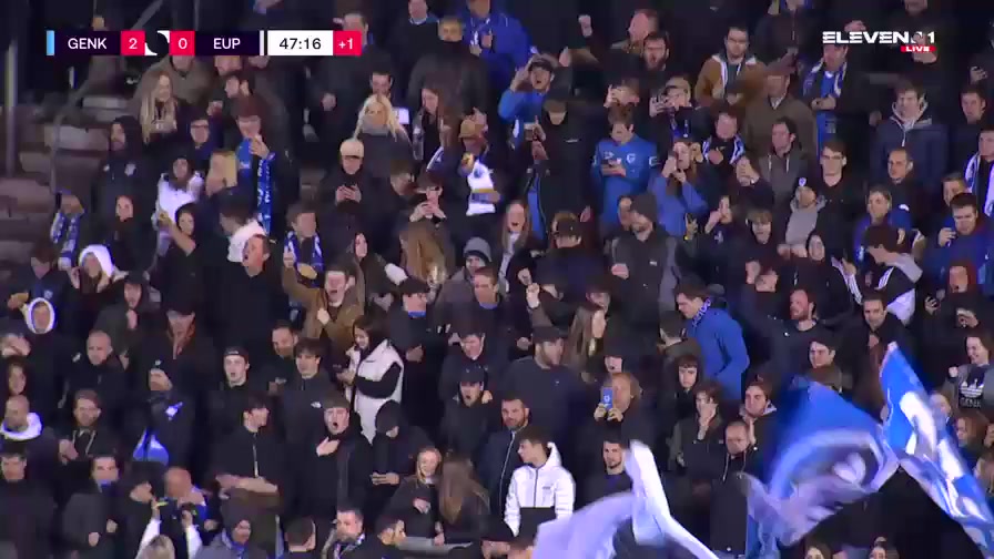 BEL D1 Racing Genk Vs KAS Eupen 45+ phút Junya ItoVào, ghi bàn 2:0