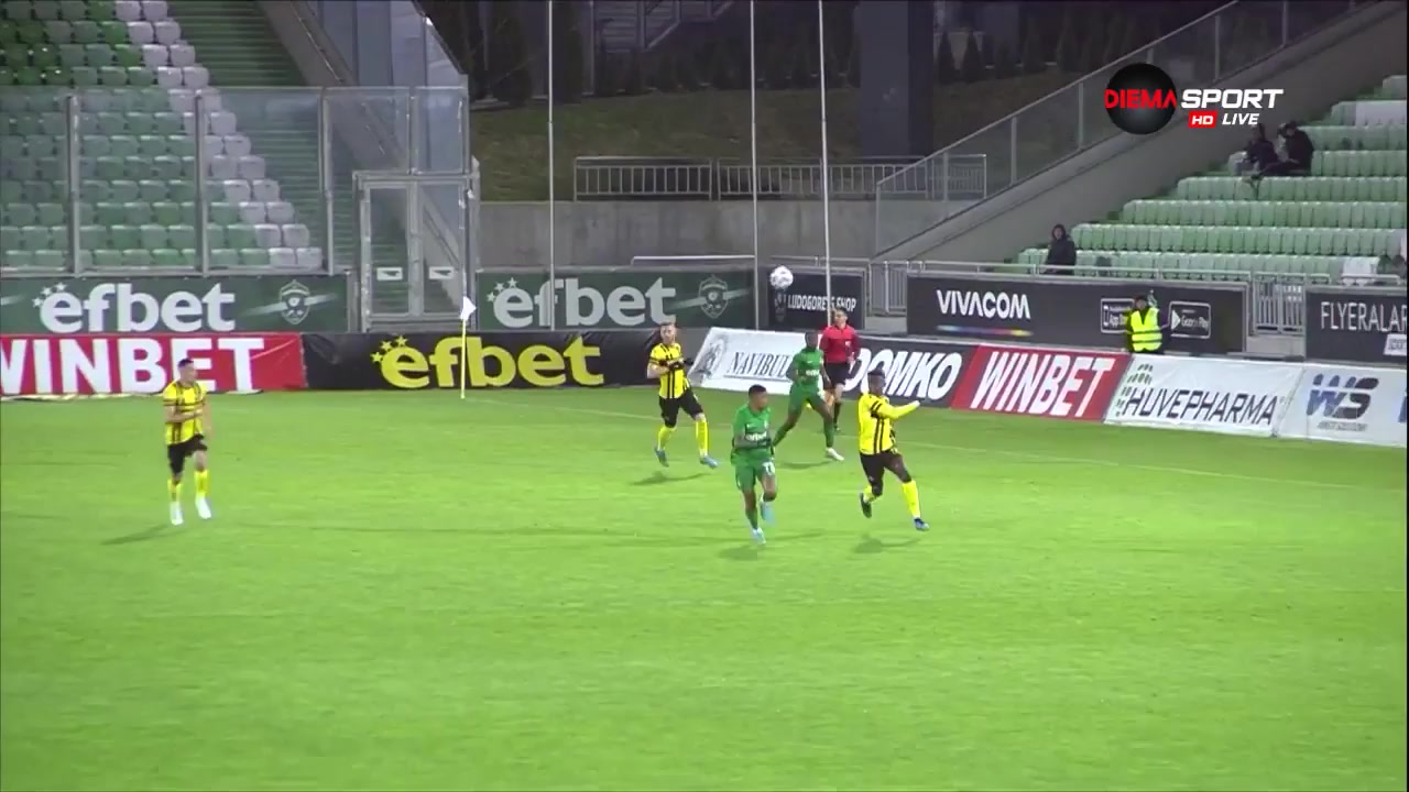 BUL D1 Ludogorets Razgrad Vs Botev Plovdiv Cauly Oliveira Souza Goal in 58 min, Score 3:0