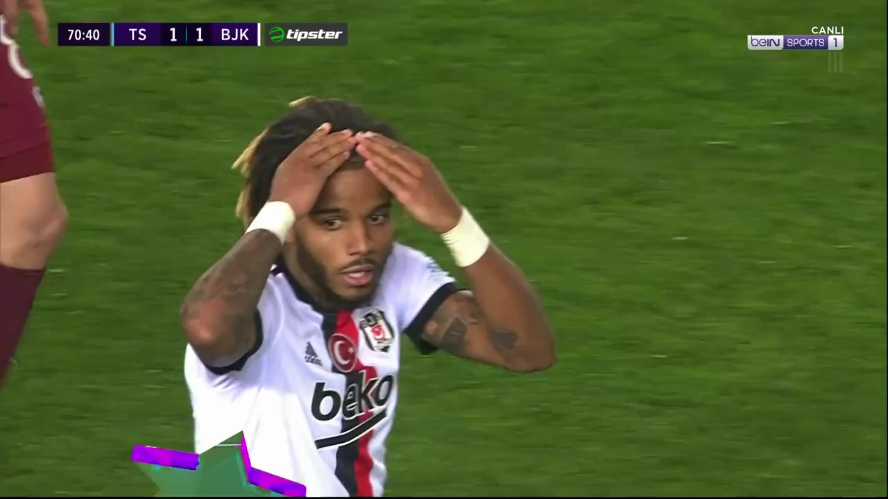 TUR D1 Trabzonspor Vs Besiktas JK 70 phút Valentin RosierVào, ghi bàn 1:1