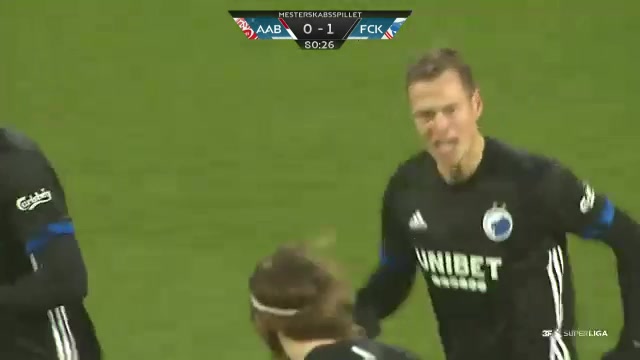 DEN SASL Aalborg Vs FC Copenhagen 80 phút Viktor ClaessonVào, ghi bàn 0:1