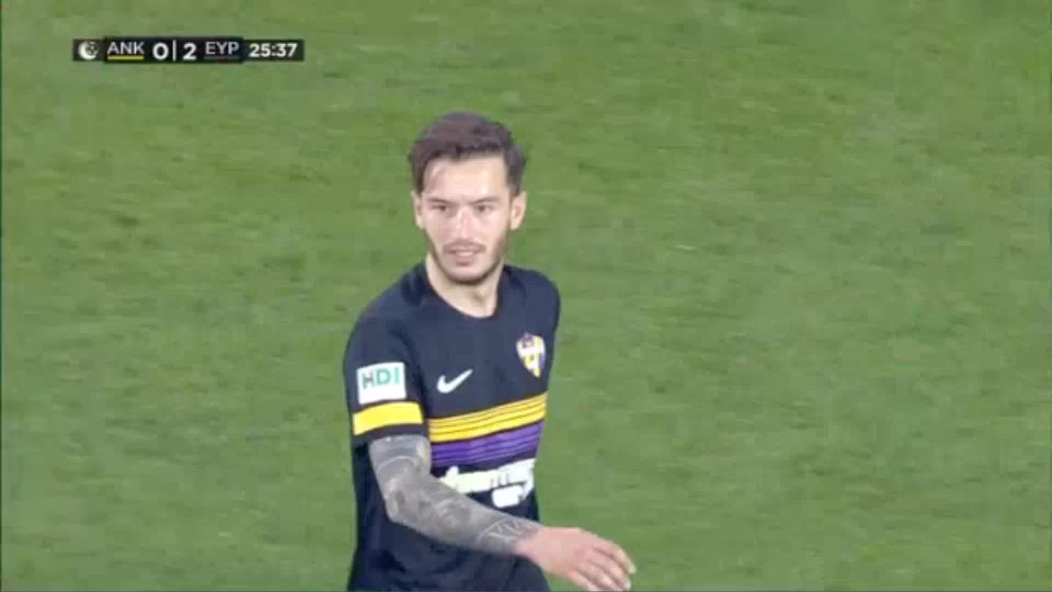 TUR D2 Ankaragucu Vs Eyupspor Sinan Osmanoğlu Goal in 26 min, Score 1:2
