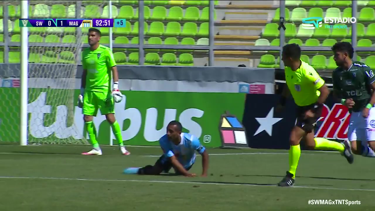 CHI D2 Santiago Wanderers Vs CD Magallanes  Goal in 94 min, Score 0:2
